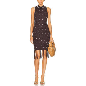 Simkhai 'Mariel' Black Beaded Embellishments Mini Dress Size XS - NWT